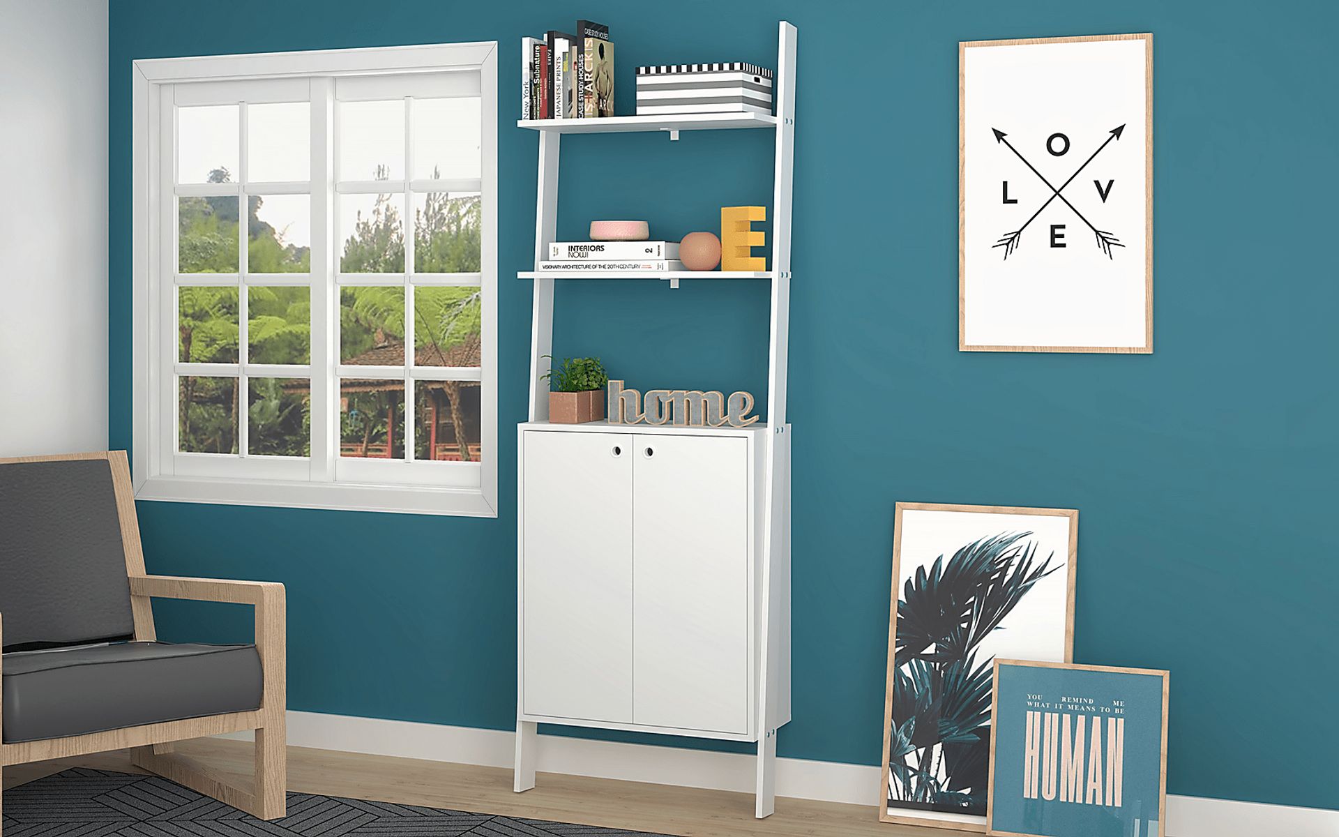 Sefton White Bookcase - Image 7