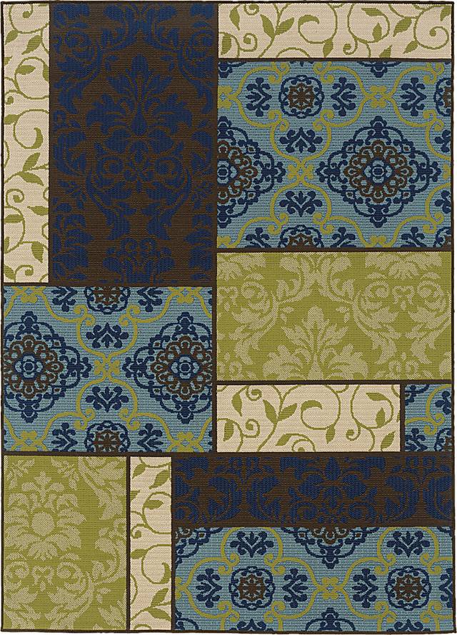 Segast Brown 6'7 x 9'6 Indoor/Outdoor Rug - Thumbnail - Image 1