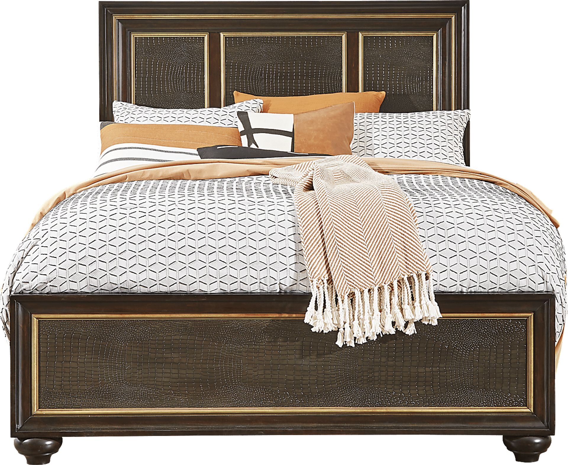 Segovia Charcoal 5 Pc Queen Panel Bedroom - Image 2