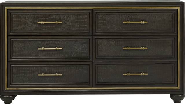 Segovia Charcoal 5 Pc Queen Panel Bedroom - Thumbnail - Image 4