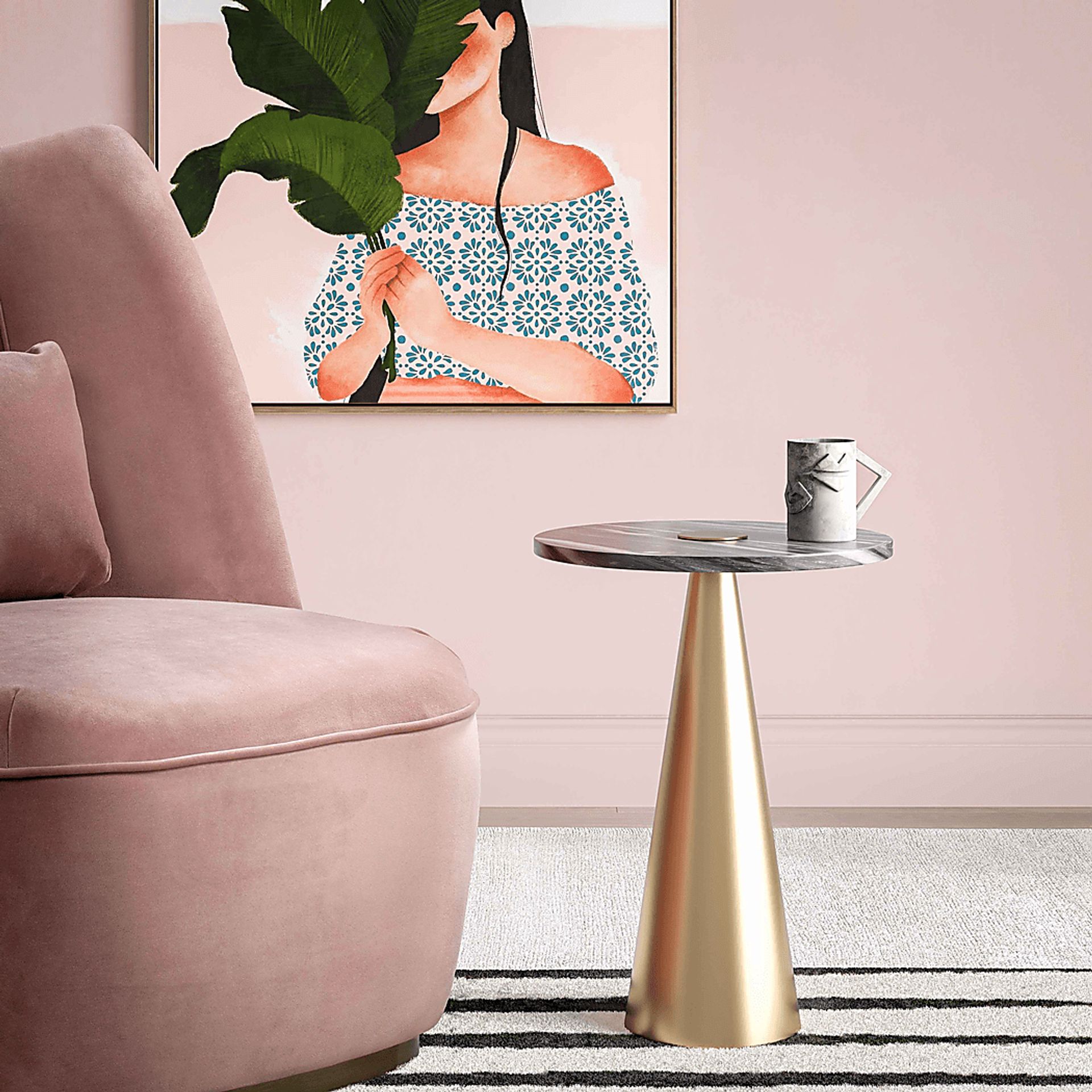 Segur Gray Accent Table - Image 5
