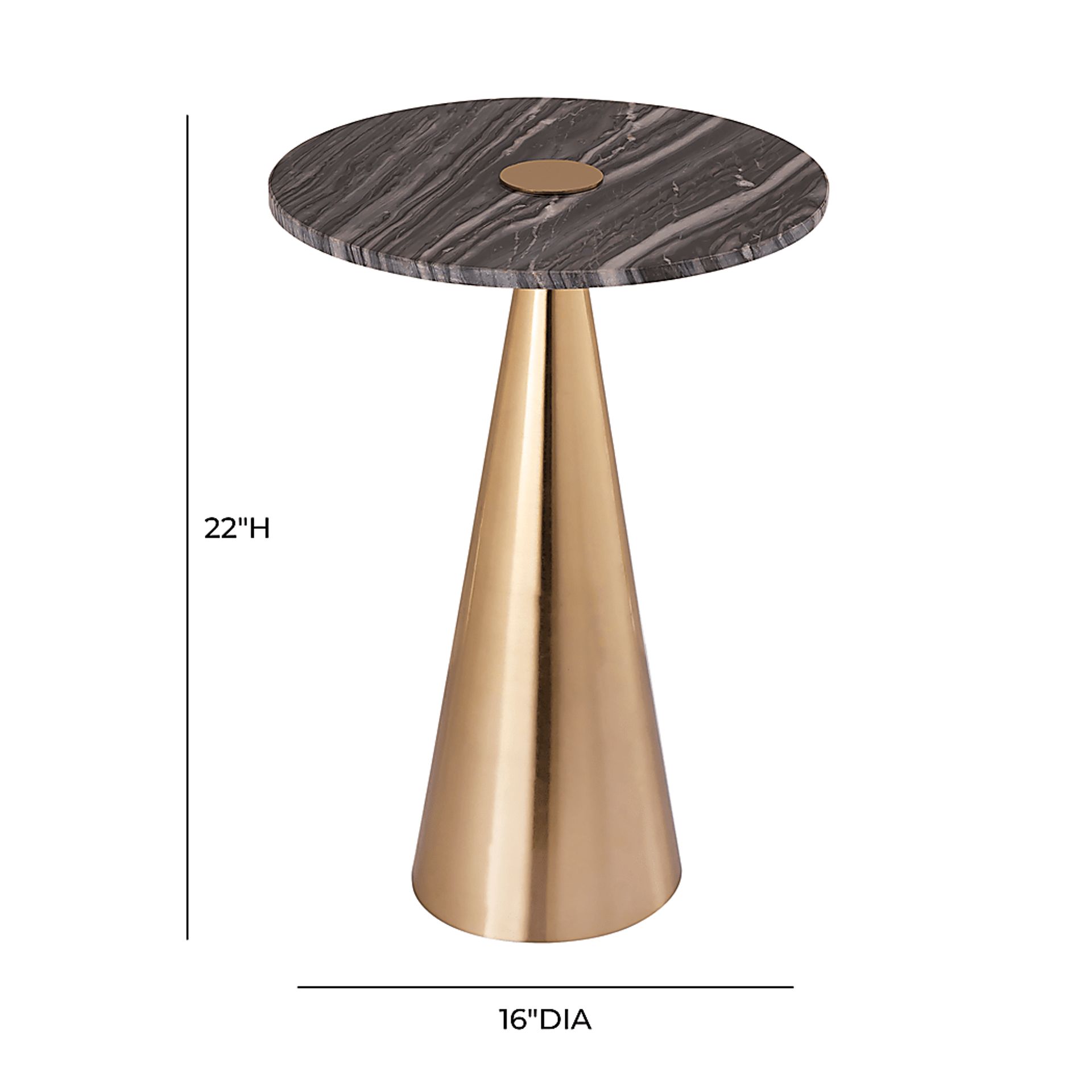 Segur Gray Accent Table - Image 6