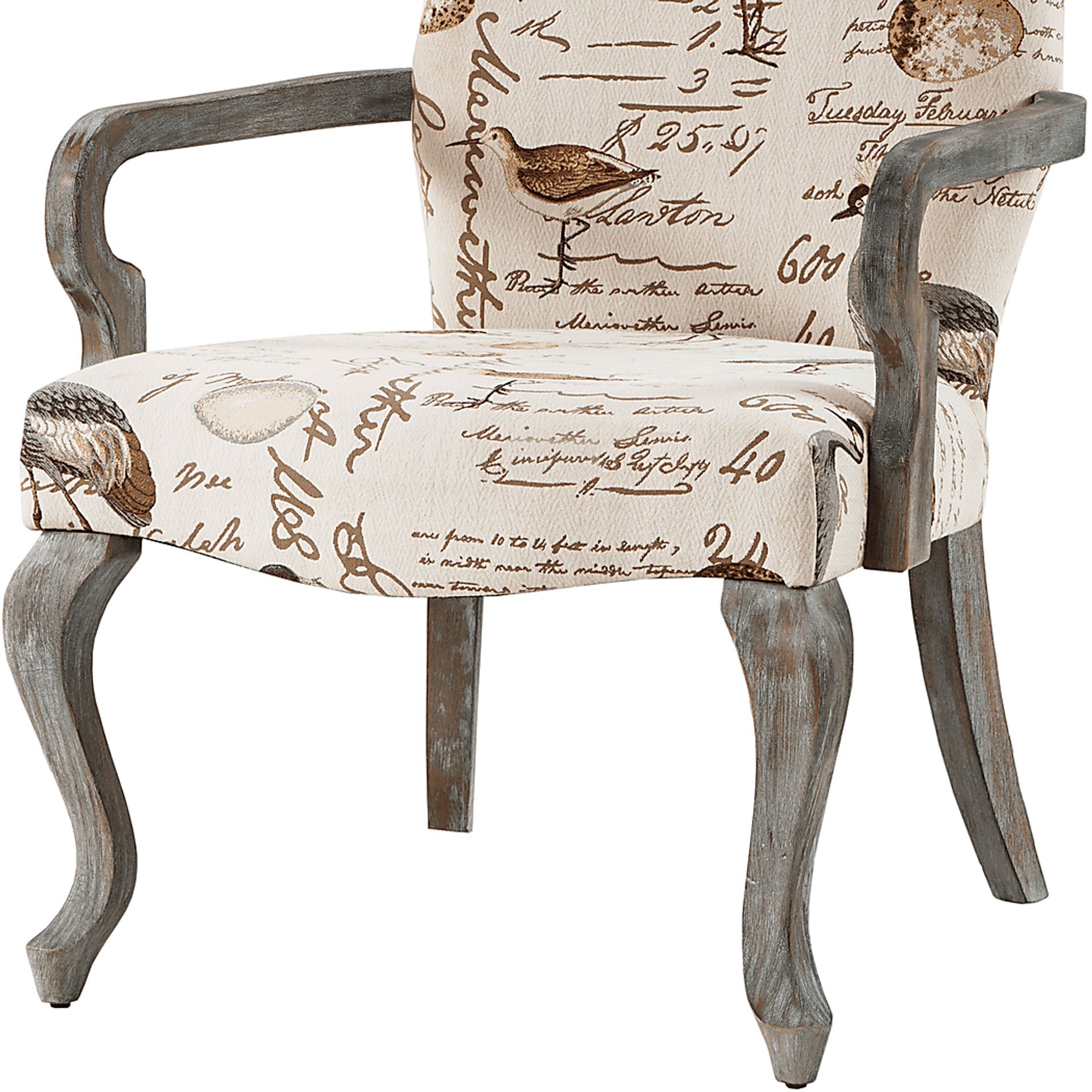 Seigel Ivory Accent Chair - Image 4