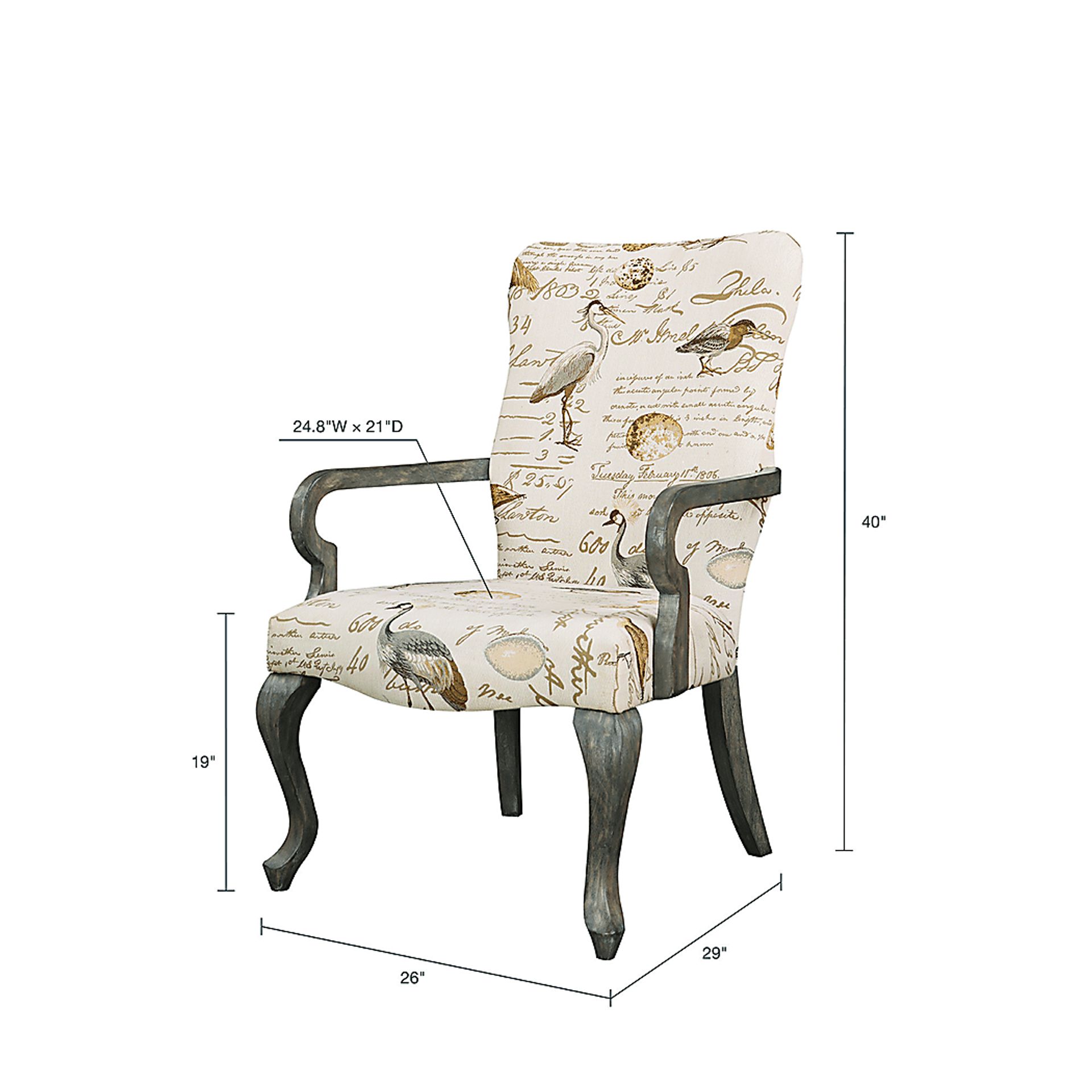 Seigel Ivory Accent Chair - Image 6