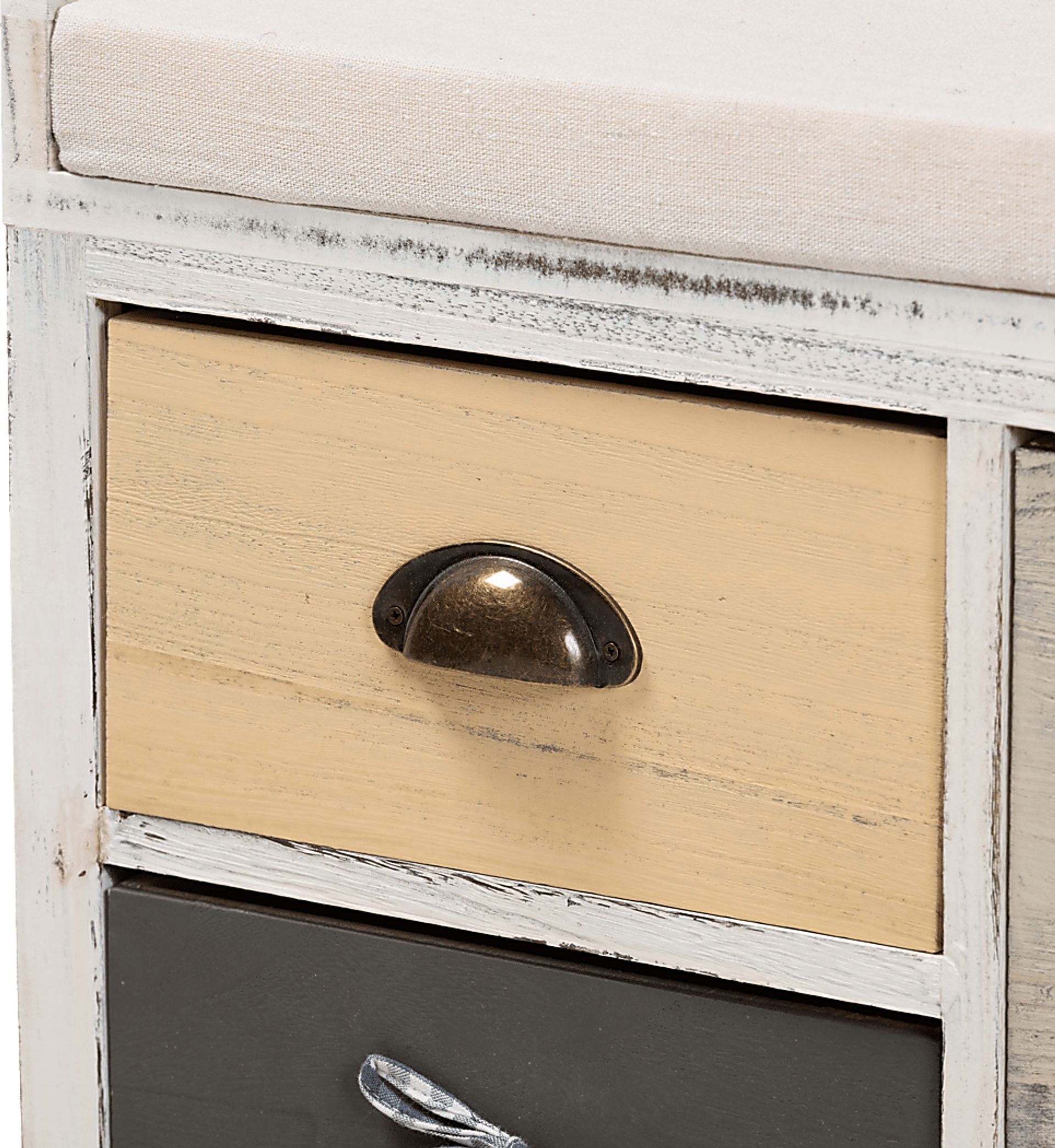 Seigle Beige Storage Bench - Image 6