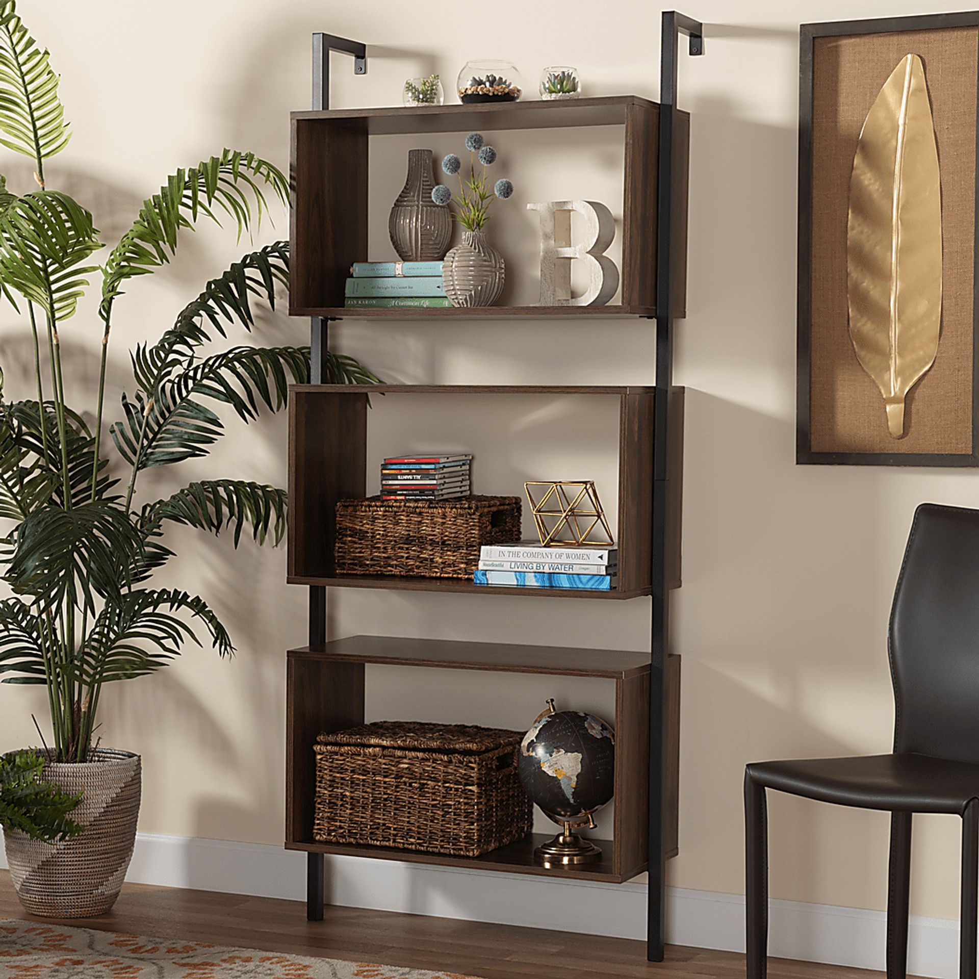 Seine Walnut Bookcase - Image 5