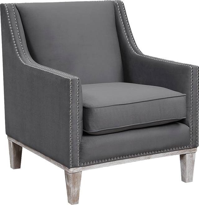 Seiner II Charcoal Accent Chair - Thumbnail - Image 1