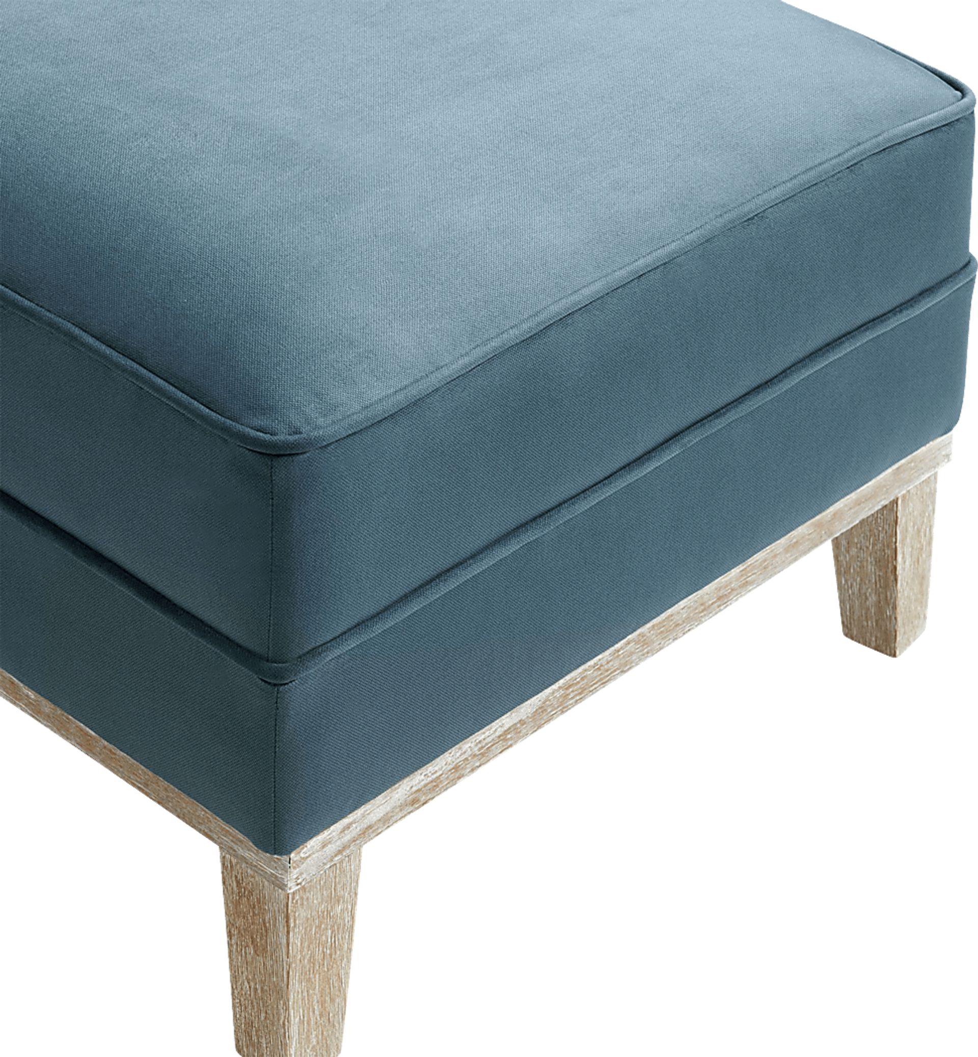 Seiner II Navy Ottoman - Image 3