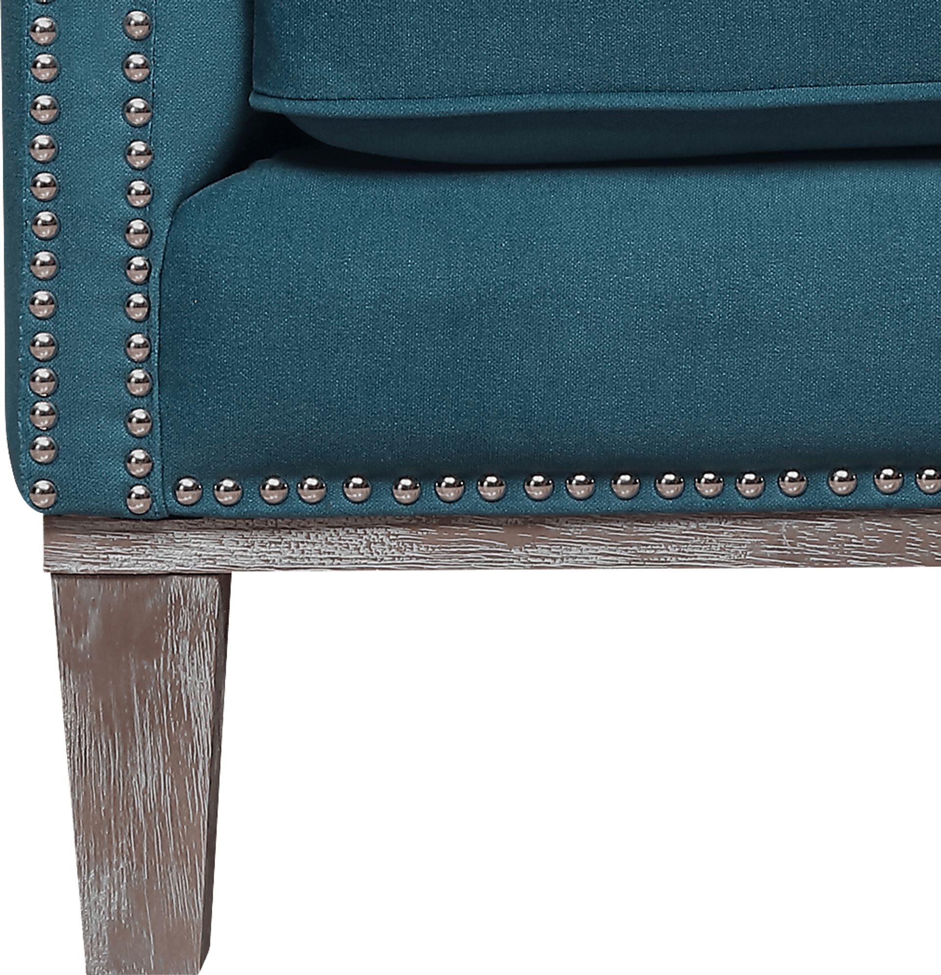 Seiner II Teal Accent Chair - Image 4
