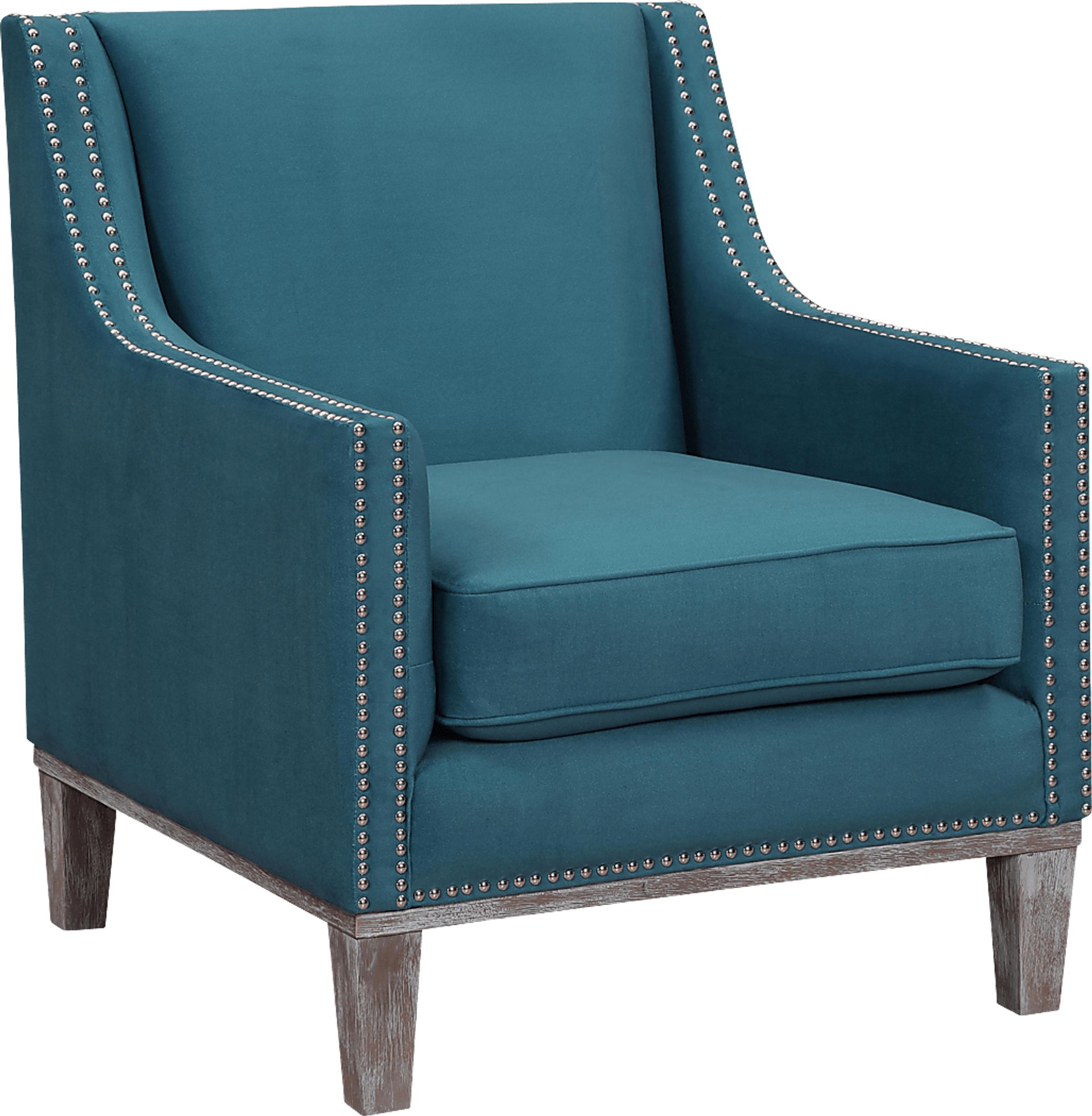 Seiner II Teal Accent Chair - Image 1