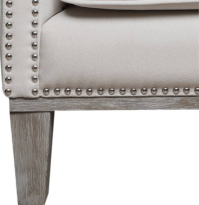 Seiner II White Accent Chair - Thumbnail - Image 8