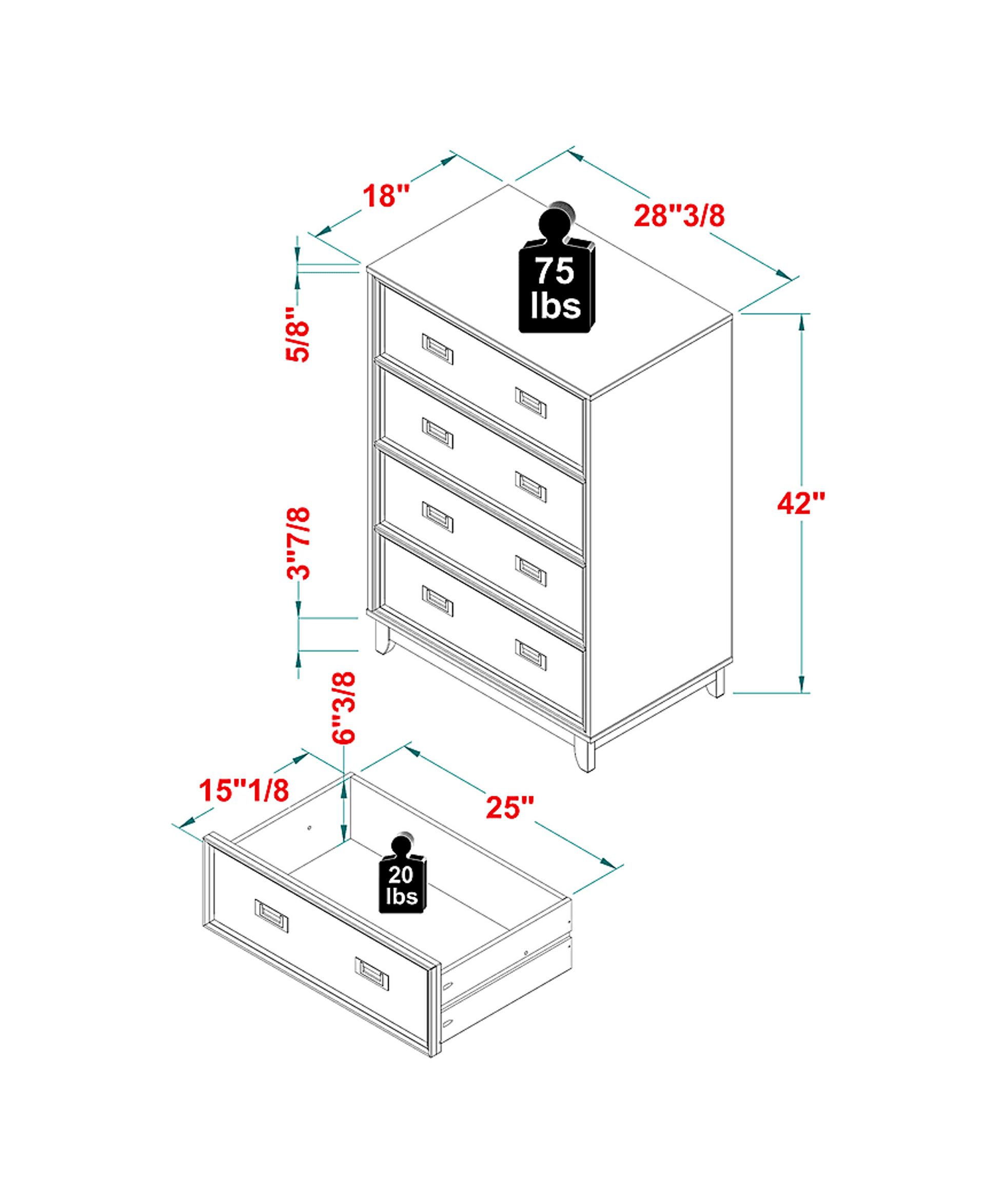 Seinfield Walnut Chest - Image 8