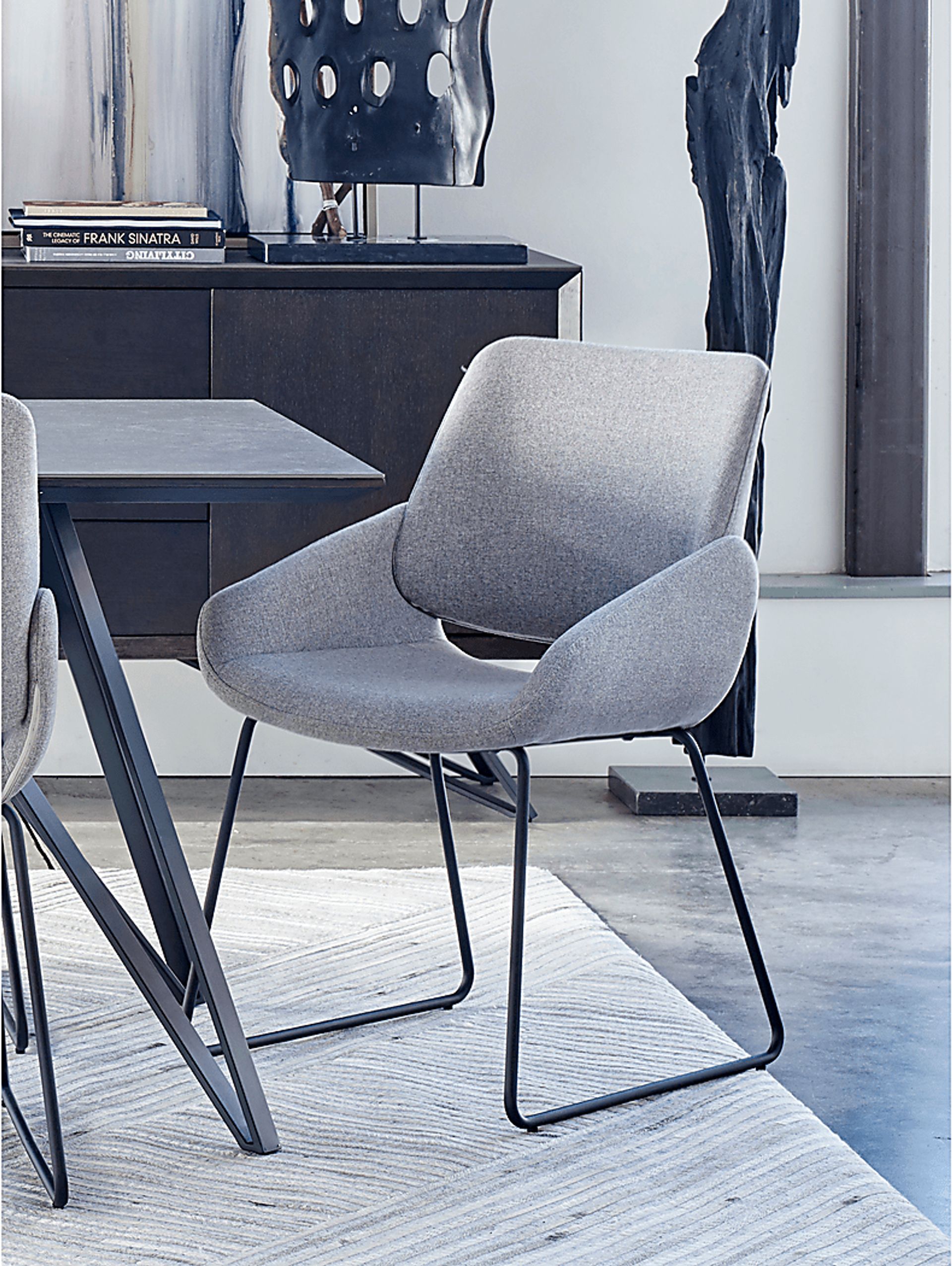 Seipp Light Gray Arm Chair - Image 3