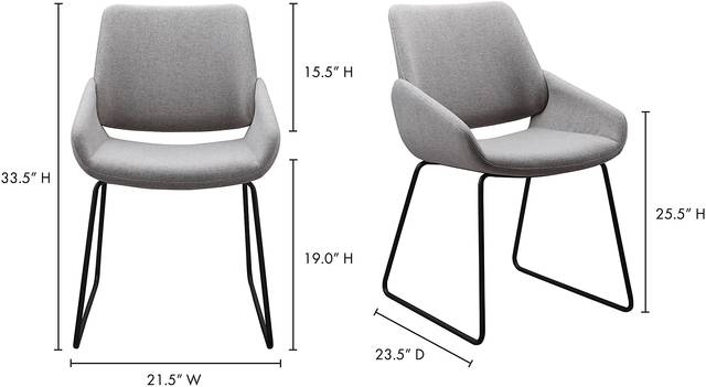 Seipp Light Gray Arm Chair - Thumbnail - Image 5