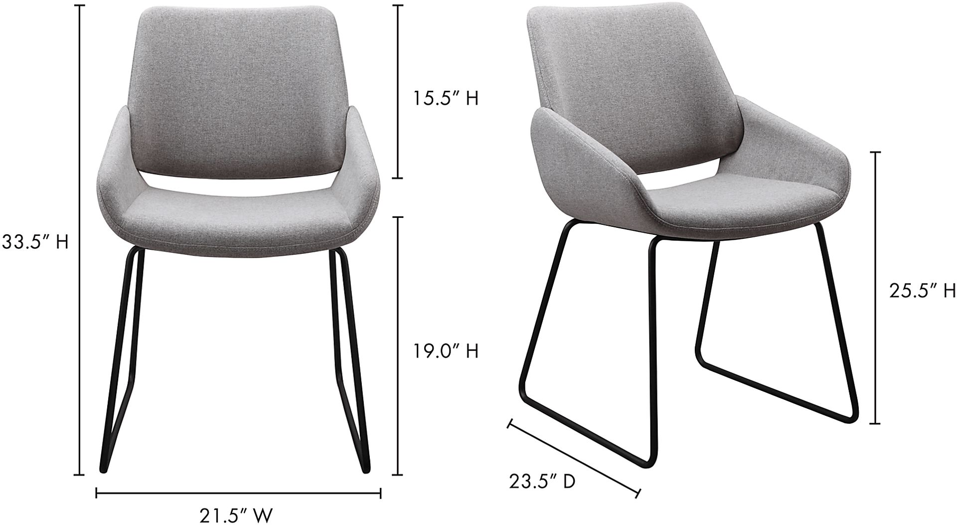 Seipp Light Gray Arm Chair - Image 5