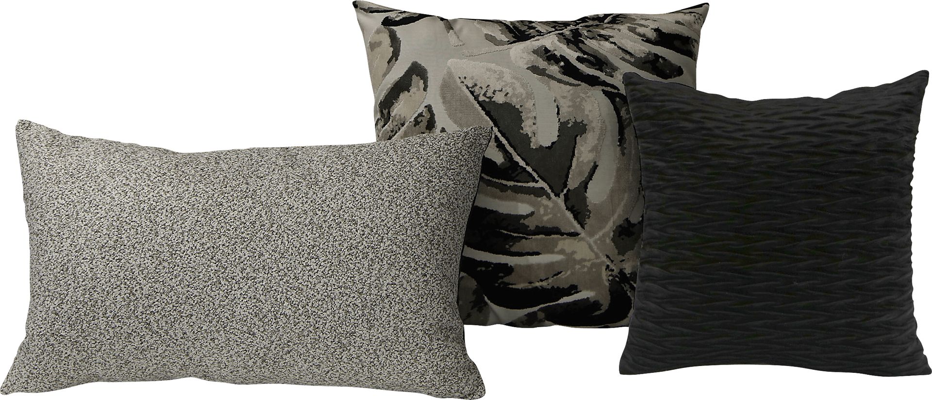 Sekirk Gray 3 Pc Throw Pillow Set - Image 1