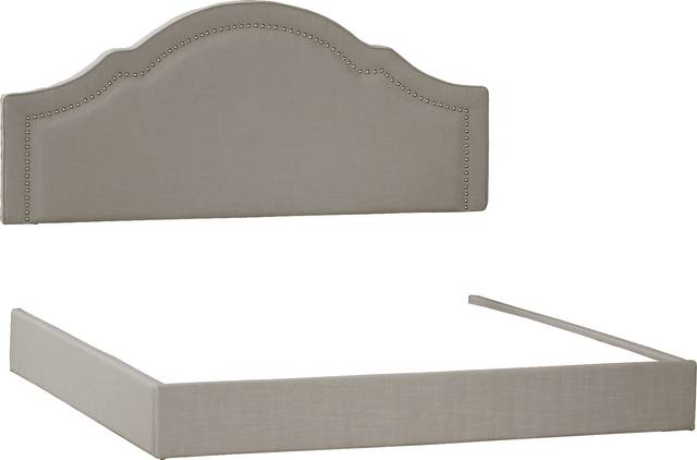 Seldalia Gray King Upholstered Headboard - Thumbnail - Image 5
