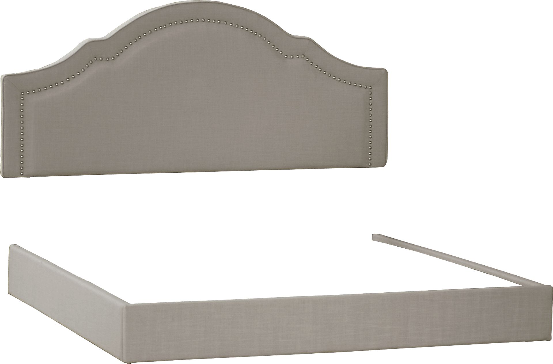 Seldalia Gray King Upholstered Headboard - Image 5