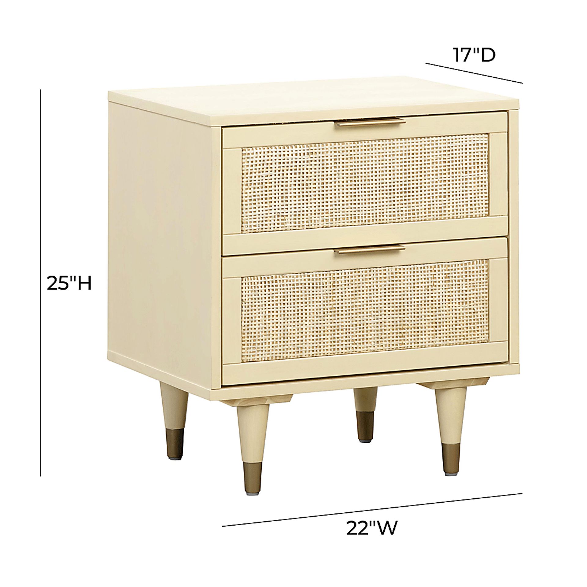 Selera Beige Nightstand - Image 7