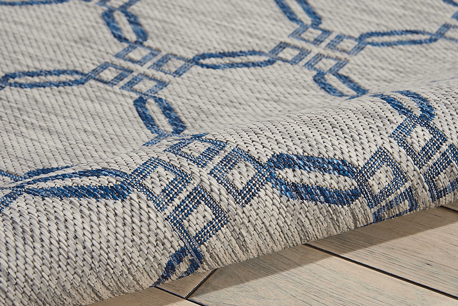 Selia Blue 5' x 7' Indoor/Outdoor Rug - Image 2