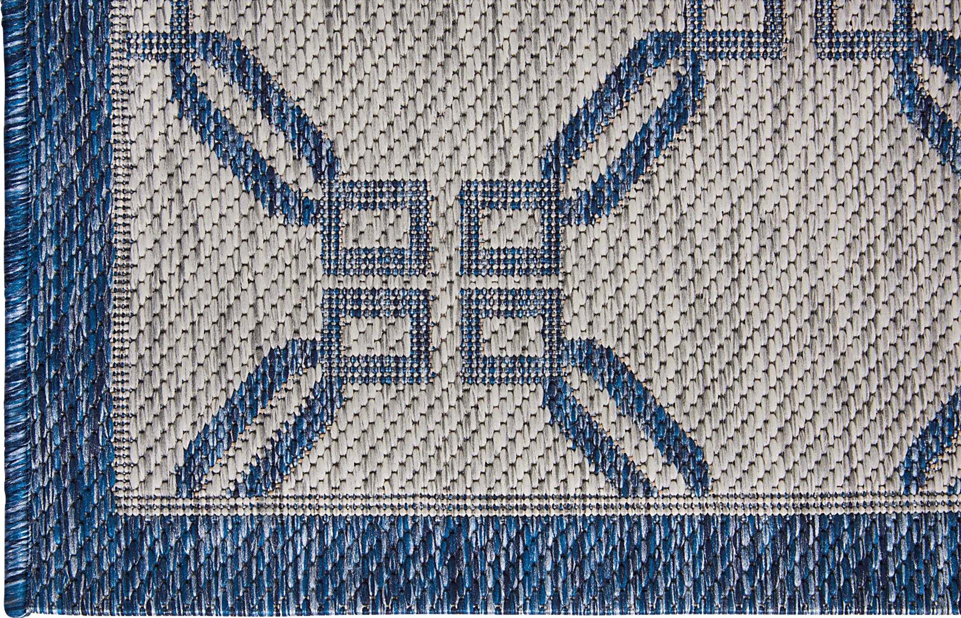 Selia Blue 5' x 7' Indoor/Outdoor Rug - Image 3