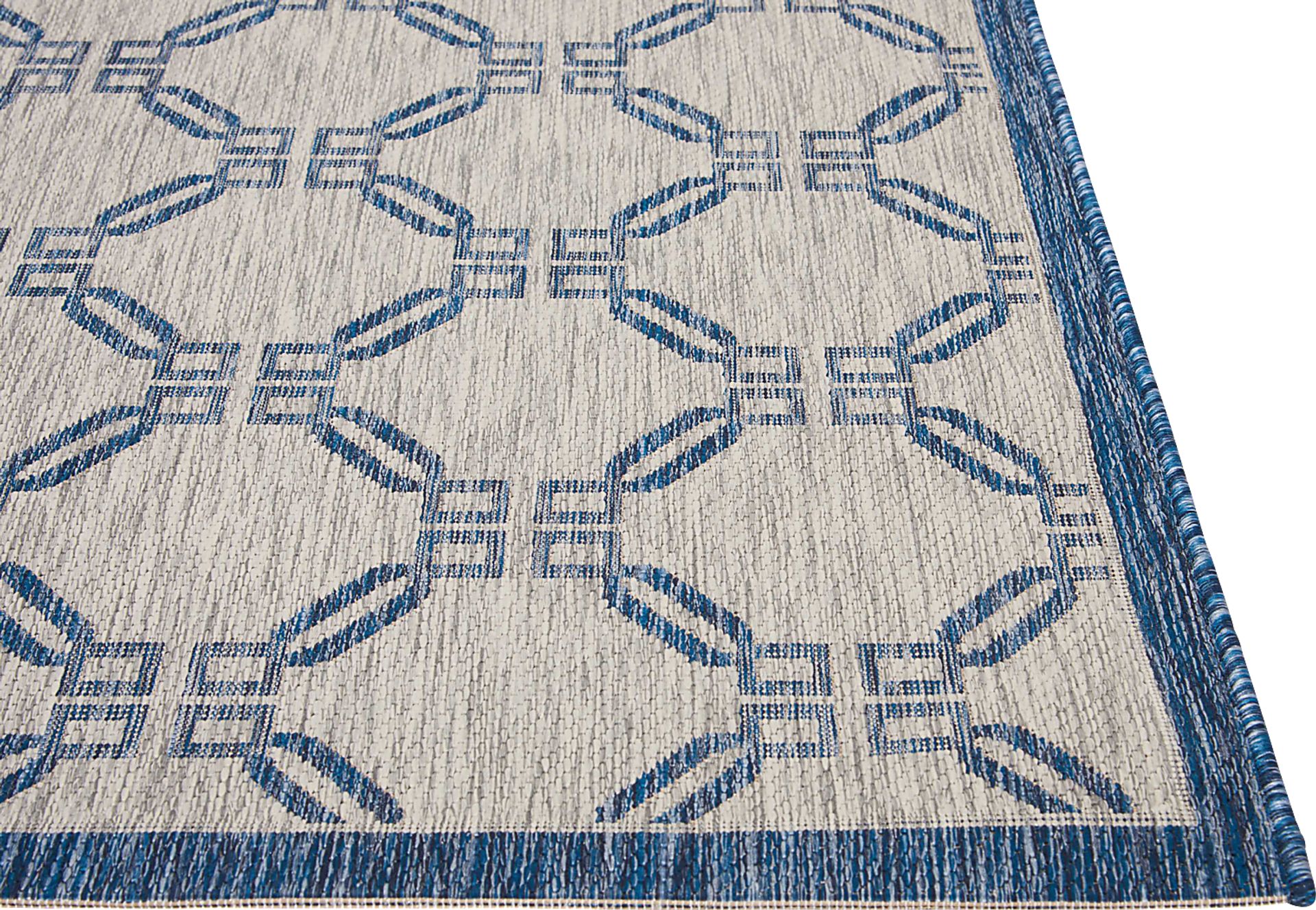Selia Blue 5' x 7' Indoor/Outdoor Rug - Image 4