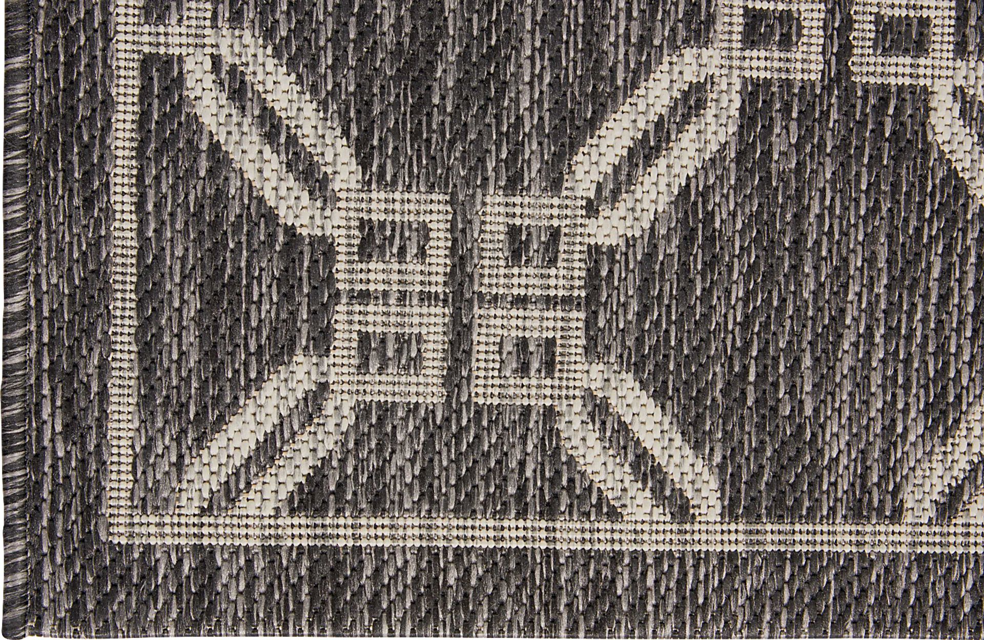 Selia Charcoal 5' x 7' Indoor/Outdoor Rug - Image 4
