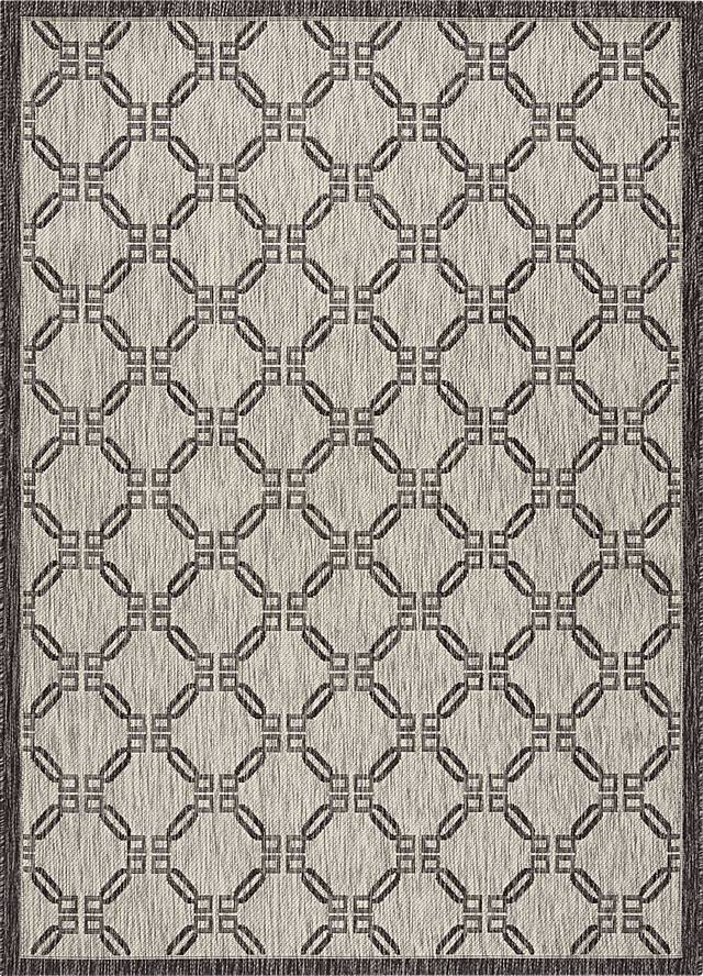 Selia Ivory 8' x  11' Indoor/Outdoor Rug - Thumbnail - Image 1