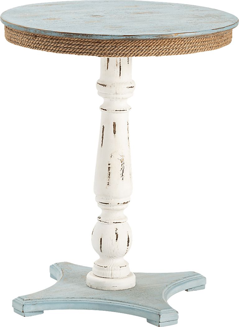 Selia Leah Blue Accent Table