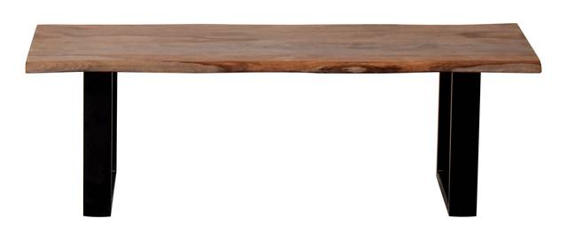 Selian Brown Accent Bench - Thumbnail - Image 2