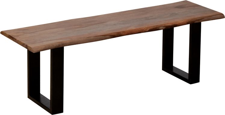 Selian Brown Accent Bench