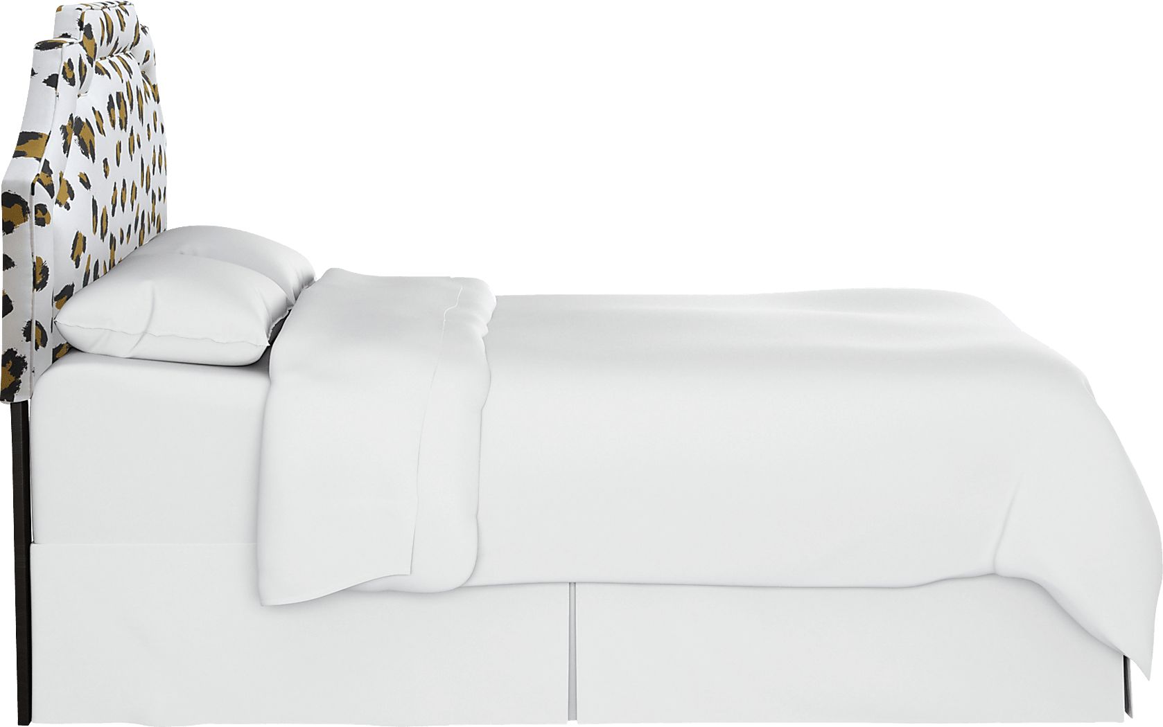 Selima Brown Full Upholstered Headboard - Thumbnail 2