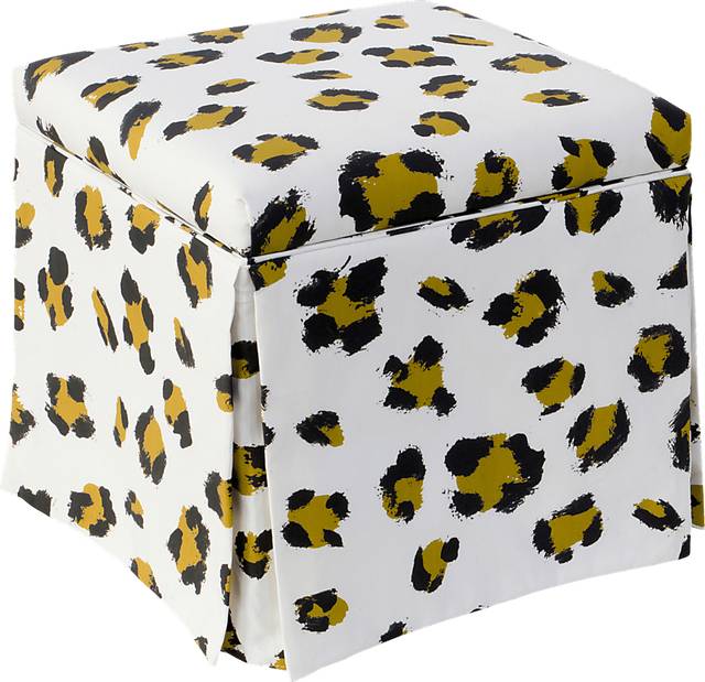 Selima Brown Storage Ottoman - Thumbnail - Image 1