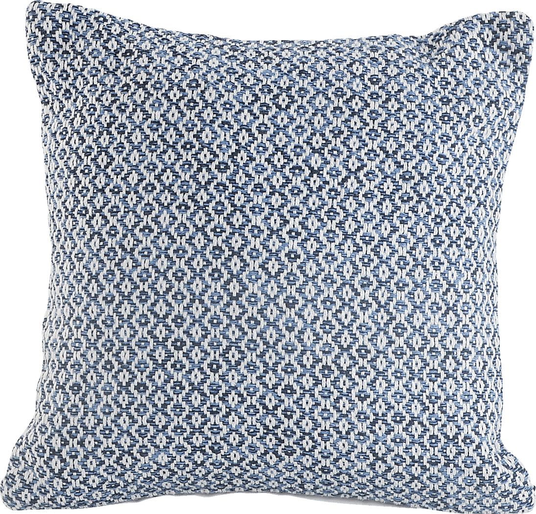 Antimo Blue Throw Pillow