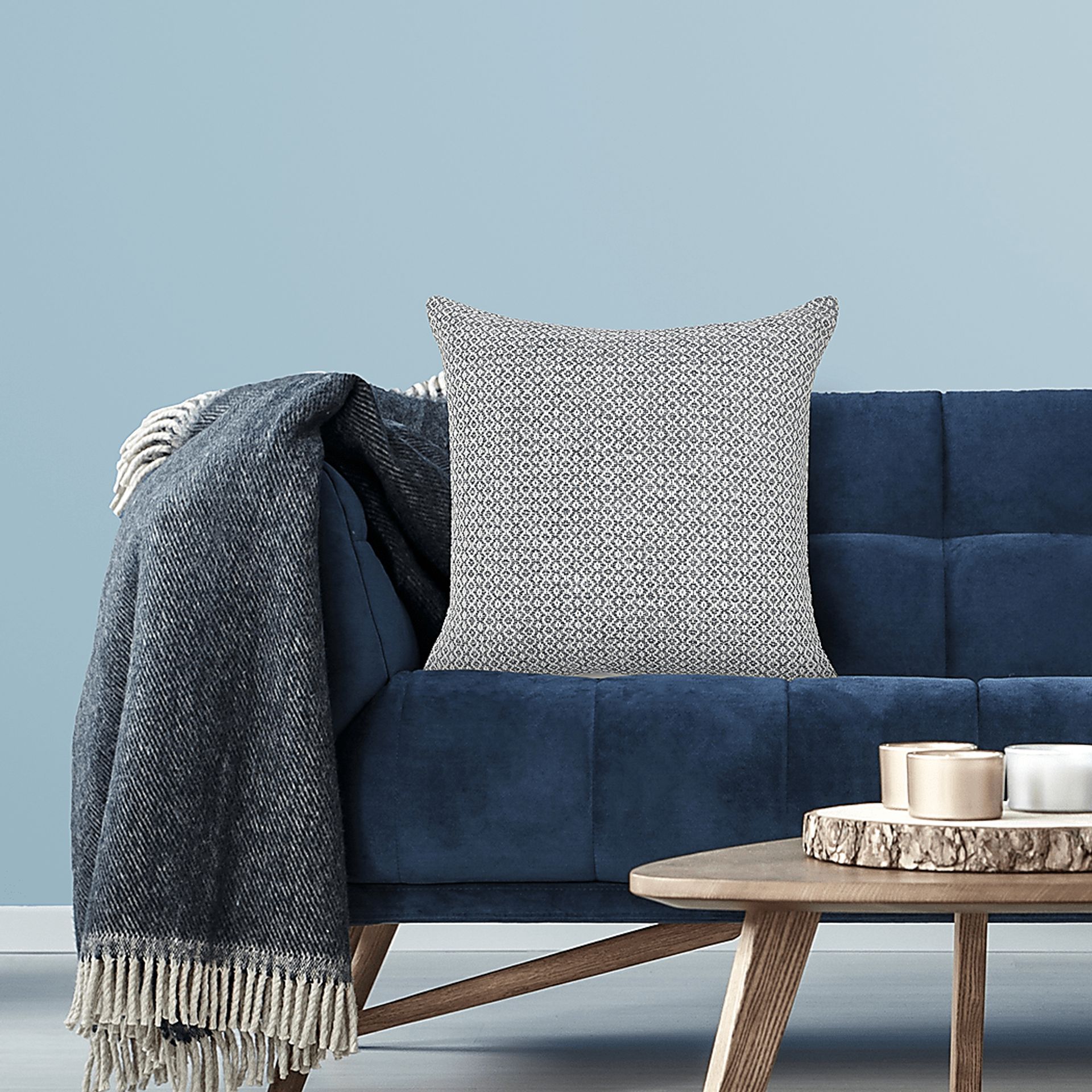 Antimo Gray Throw Pillow - Image 2