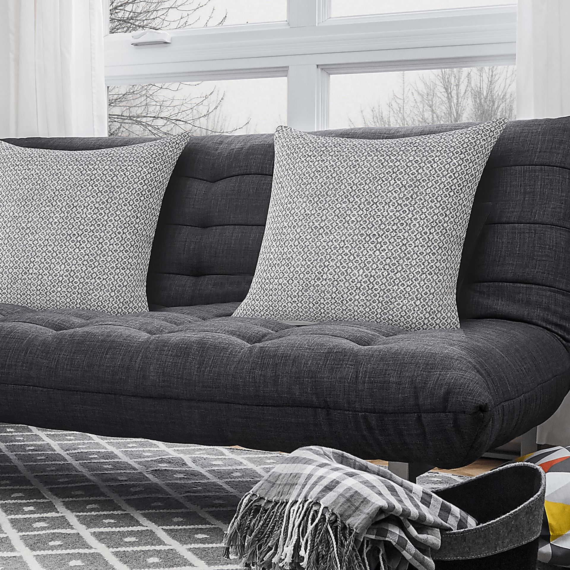 Antimo Gray Throw Pillow - Image 3