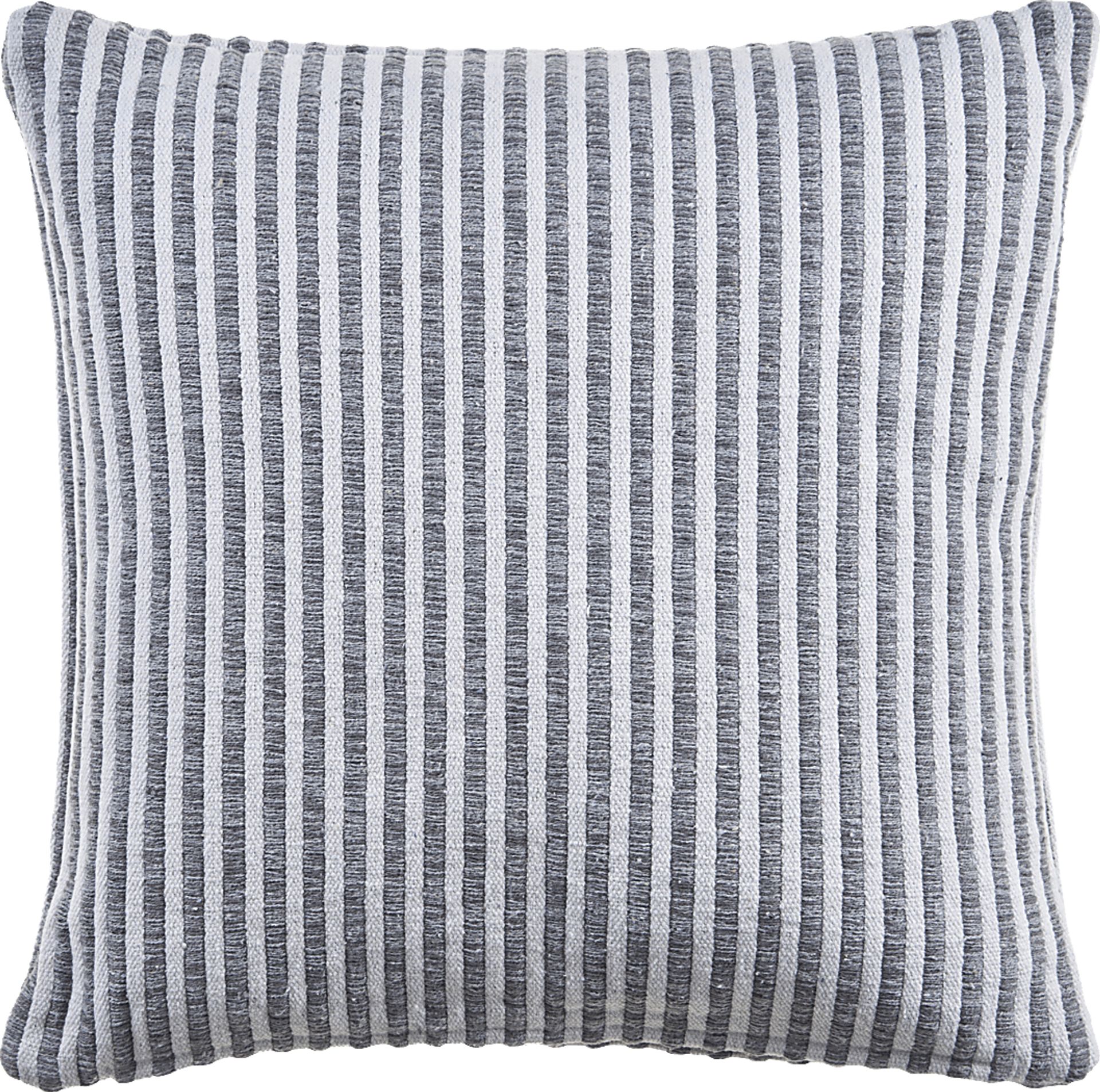 Amleto Gray Throw Pillow - Image 1