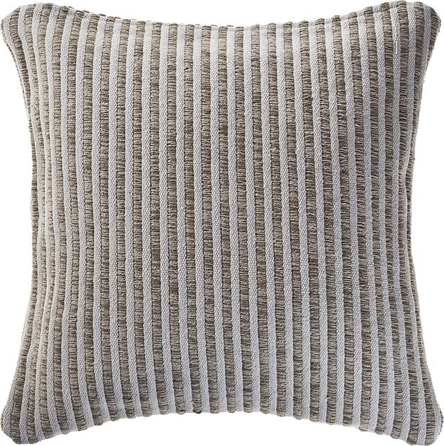 Amleto Taupe Throw Pillow - Thumbnail - Image 1