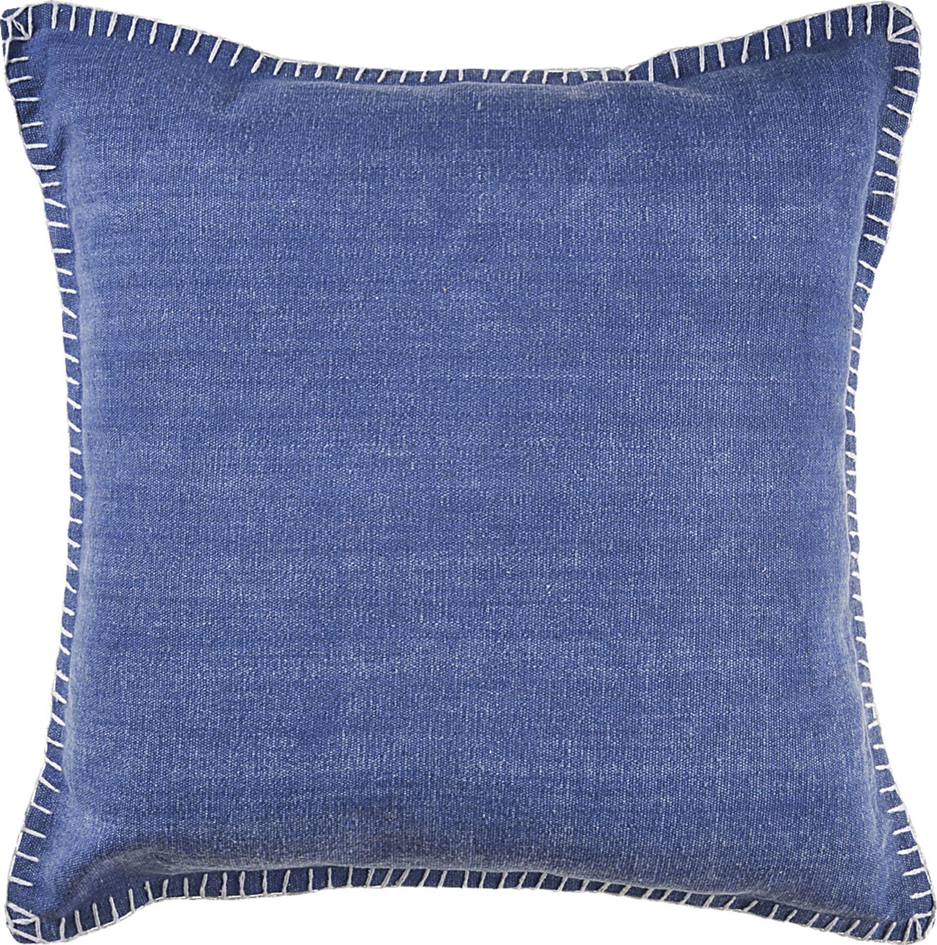 Burroy Blue Throw Pillow - Image 1