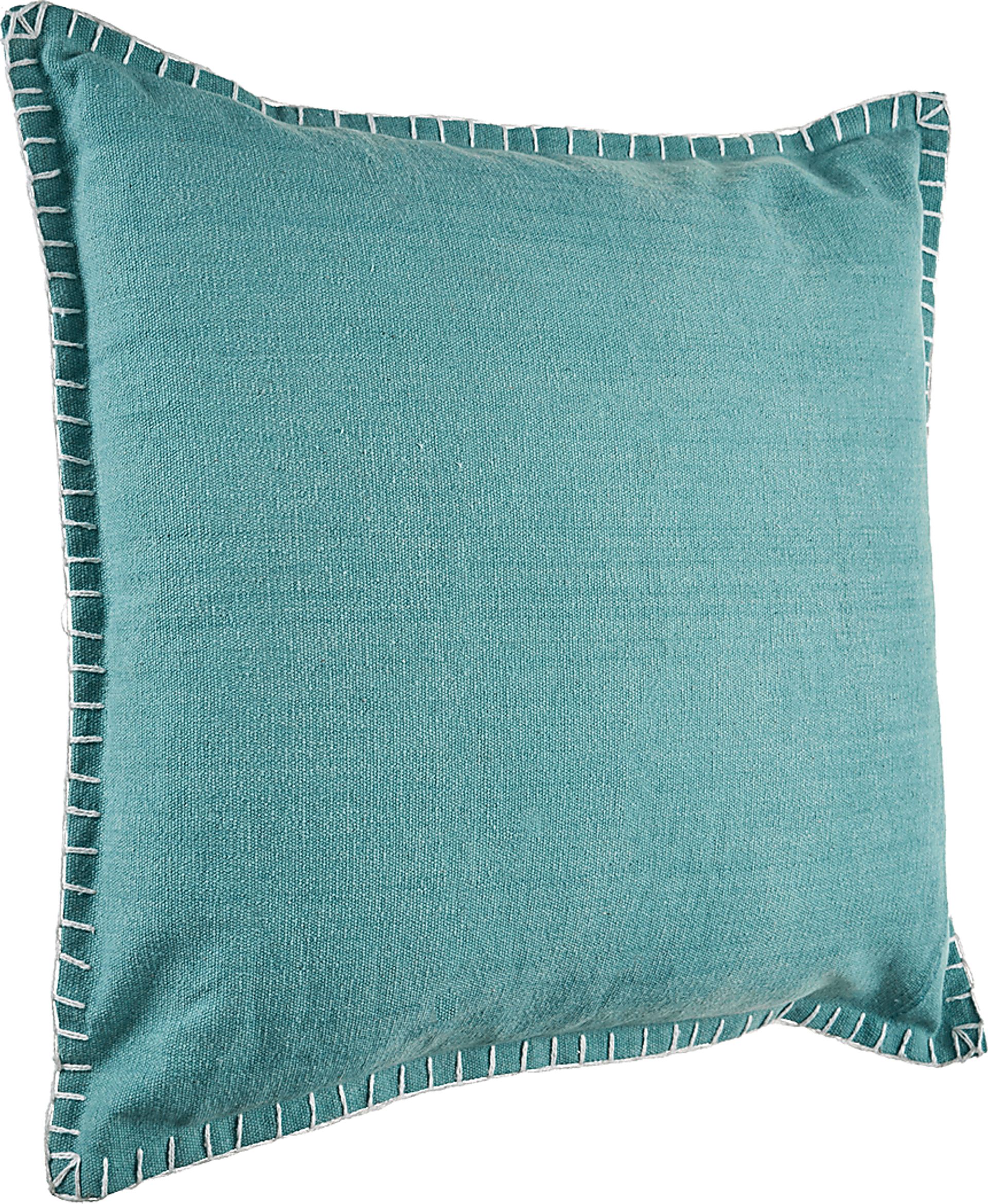 Burroy Teal Throw Pillow - Image 5