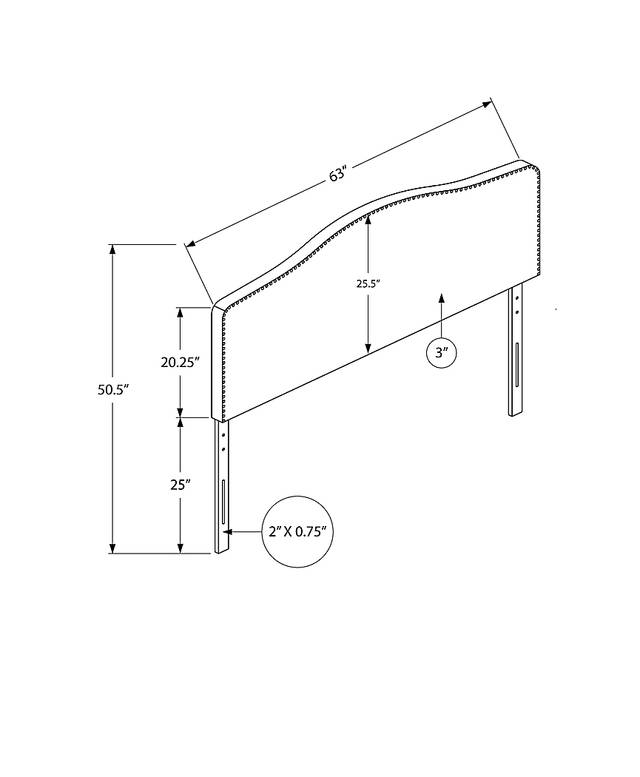 Selover Gray Queen Headboard - Thumbnail - Image 4