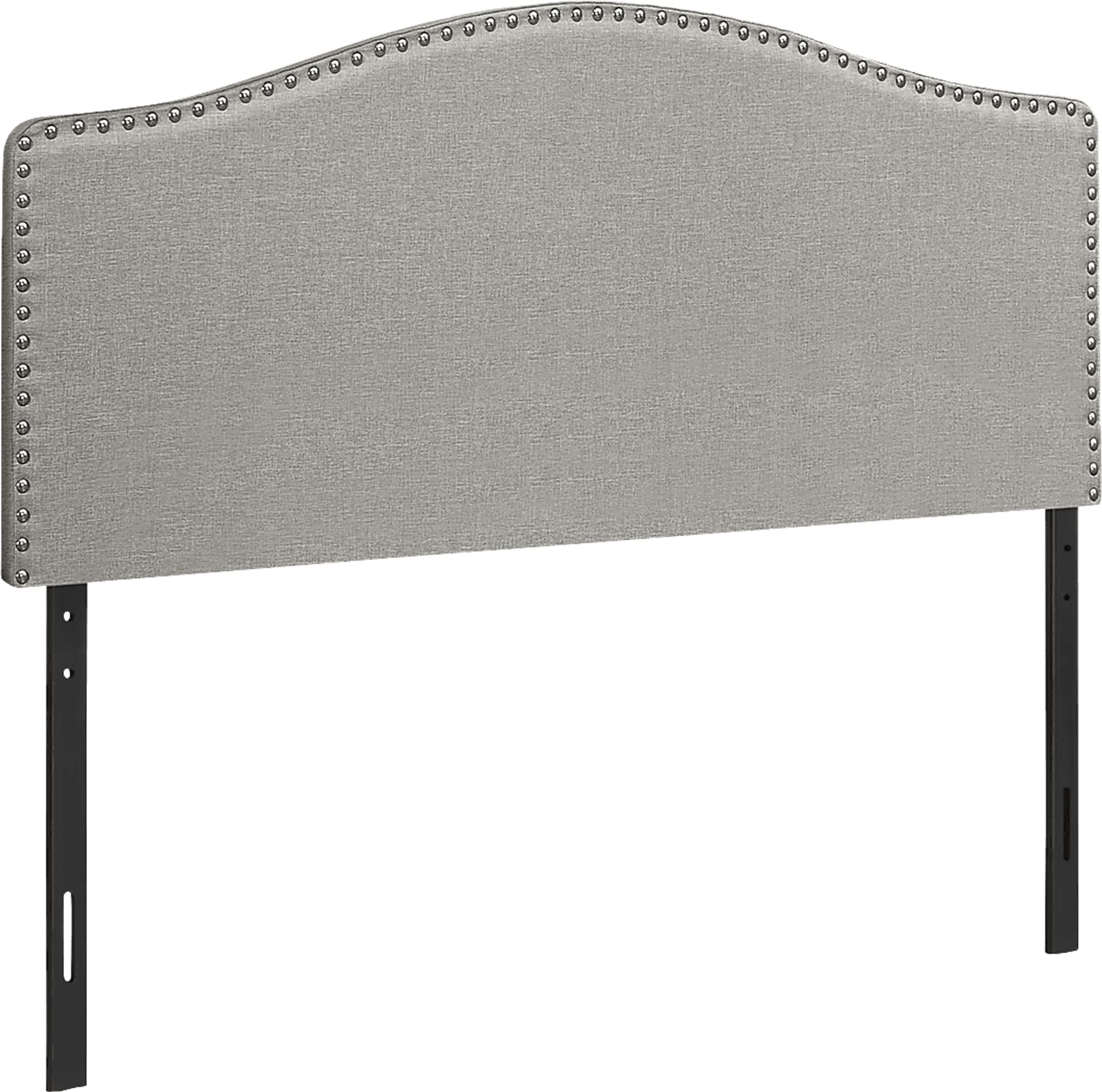 Selover Gray Upholstered Queen Headboard - Image 1
