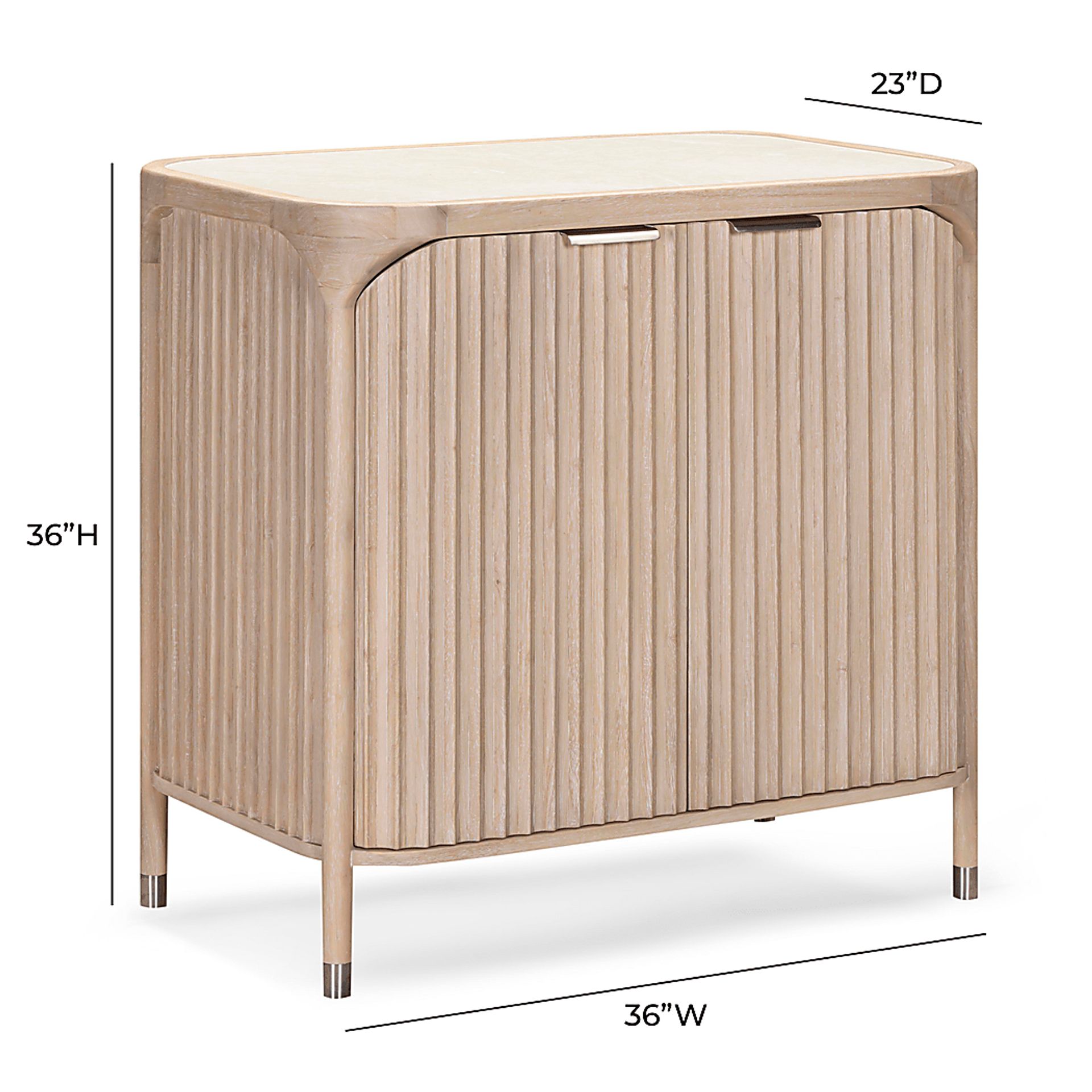 Semere Brown Accent Cabinet - Image 3