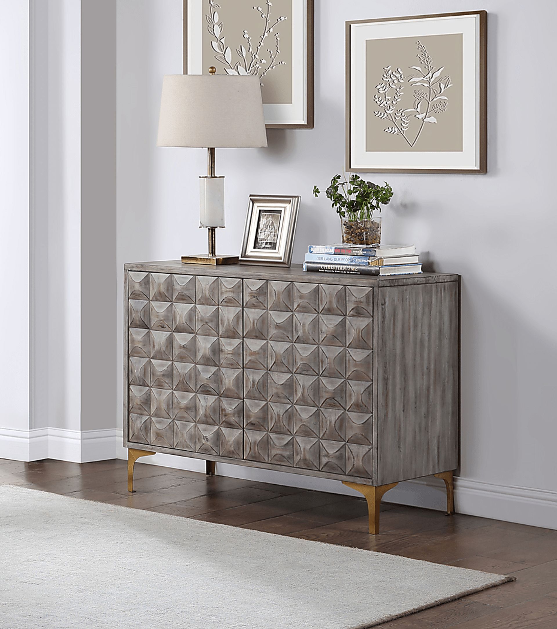 Semken Gray Accent Cabinet - Image 2