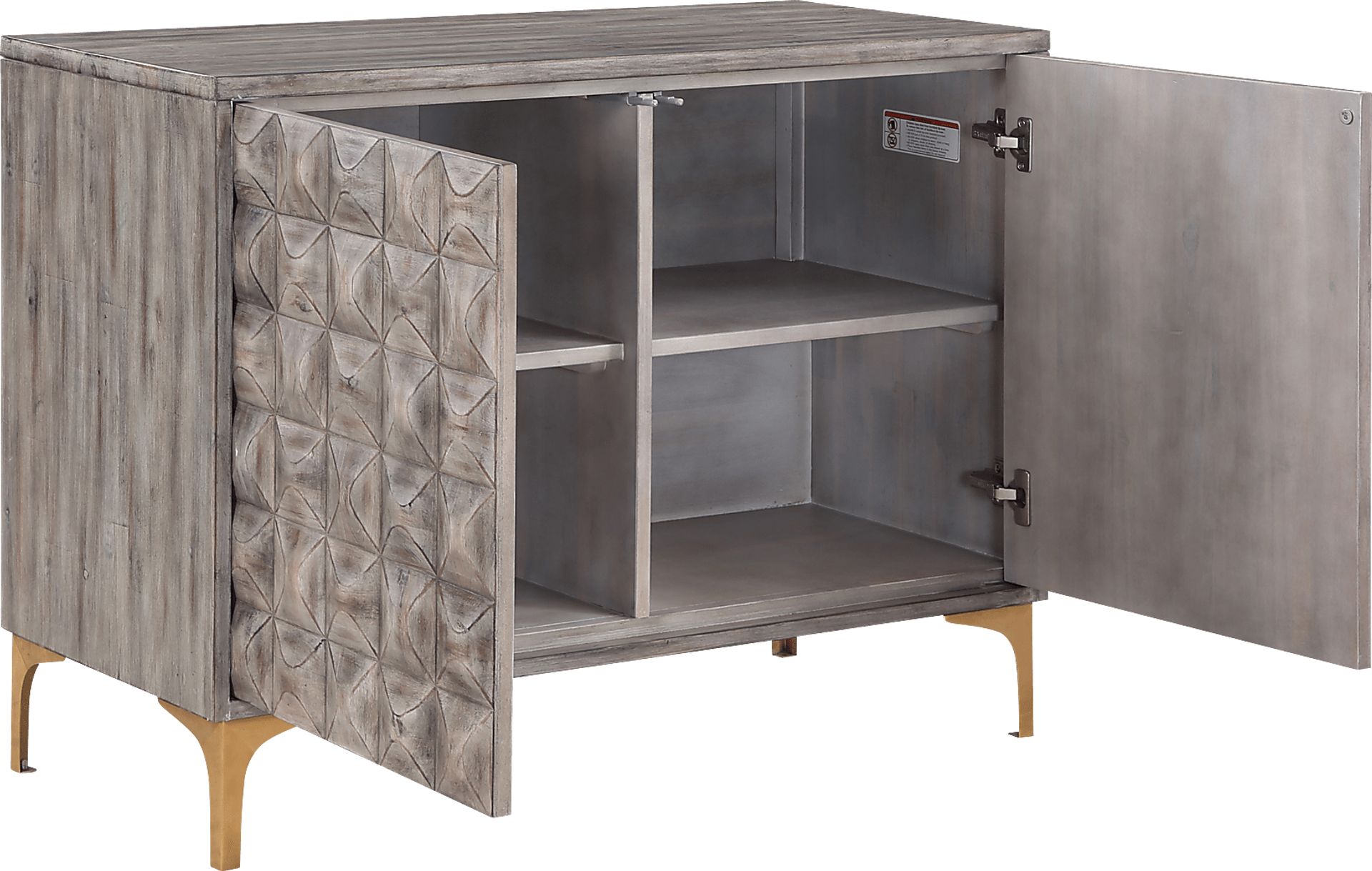 Semken Gray Accent Cabinet - Image 4