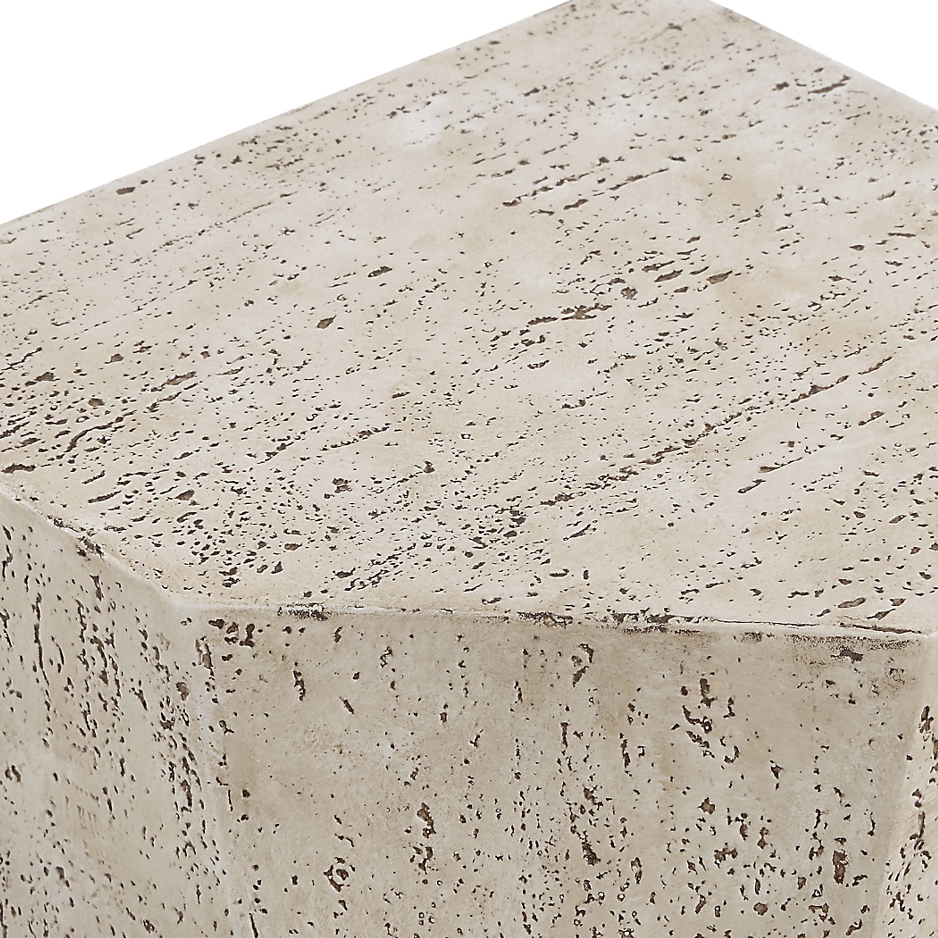 Senaya Beige Outdoor End Table - Image 4