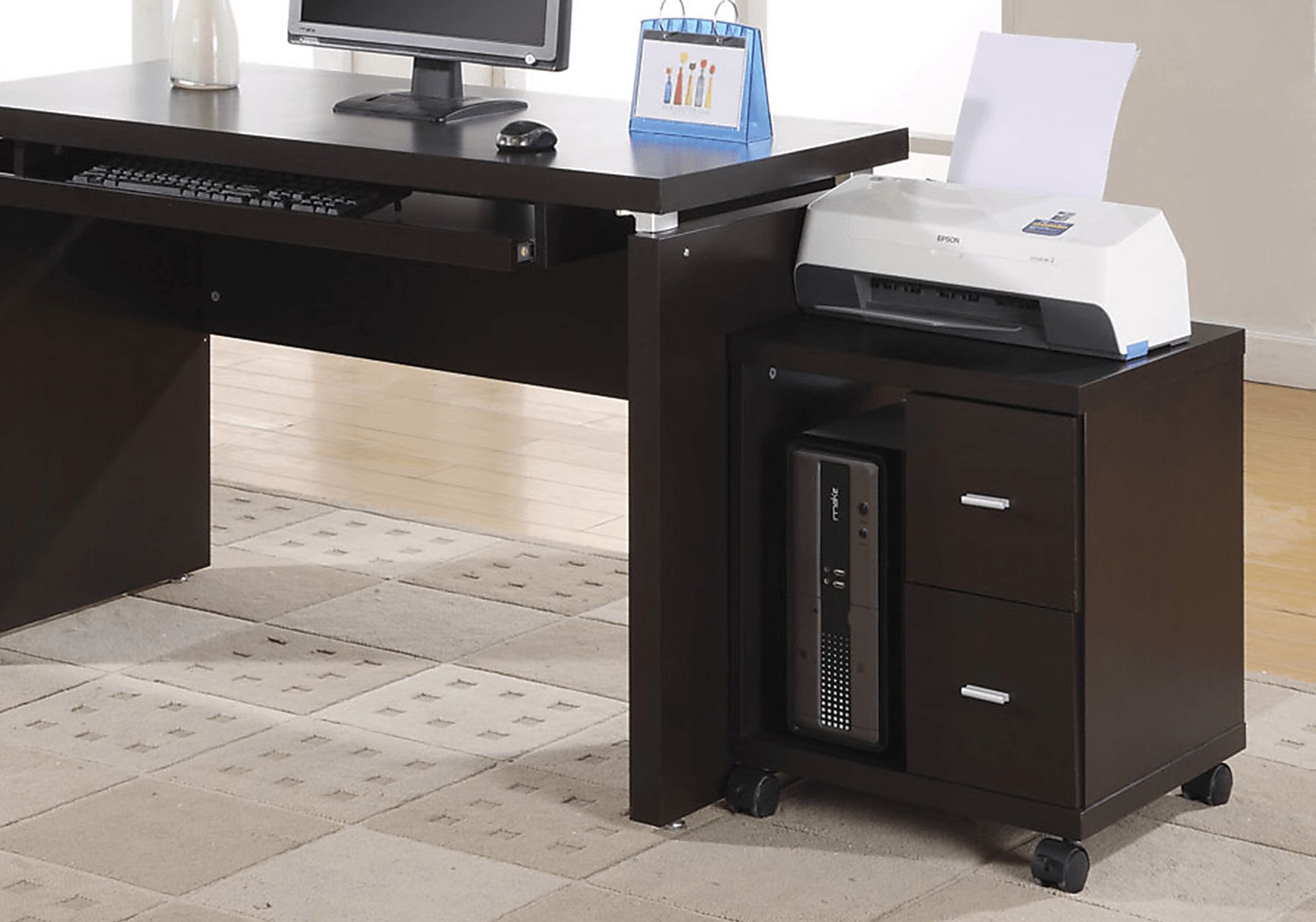 Sendera Cappuccino File Cabinet - Image 2