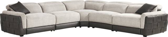 Seneca Falls Gray 5 Pc Dual Power Reclining Sectional - Thumbnail - Image 3