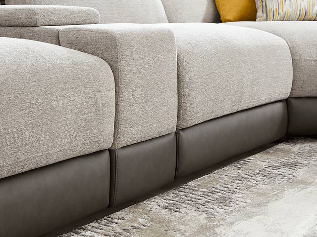 Seneca Falls Gray 9 Pc Dual Power Reclining Sectional Living Room - Thumbnail - Image 5