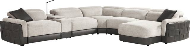 Seneca Falls Gray 6 Pc Dual Power Reclining Sectional - Thumbnail - Image 3